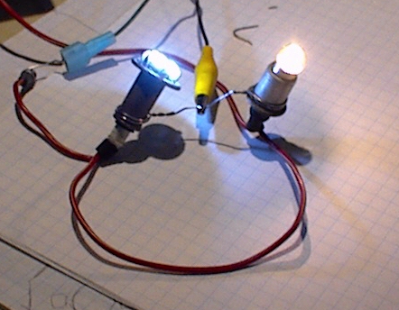 Comparison LED vs Incandescent